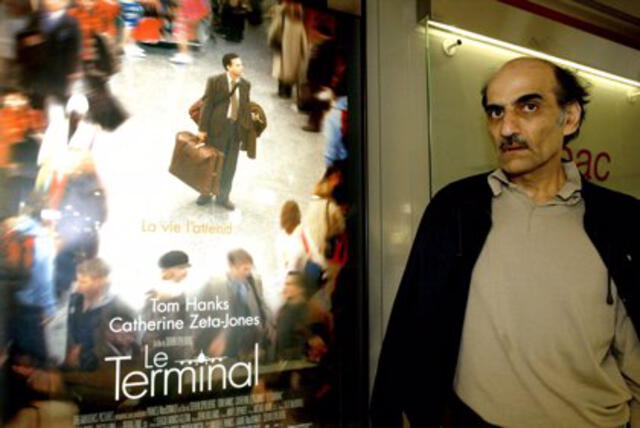 La vida de Mehran Karimi Nasseri sirvió de inspiración para "La terminal". Foto: AP