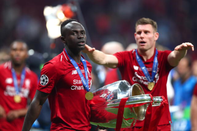 Mané ganó la Champions League 2018-2019 con el Liverpool. Foto: Twitter @LFC