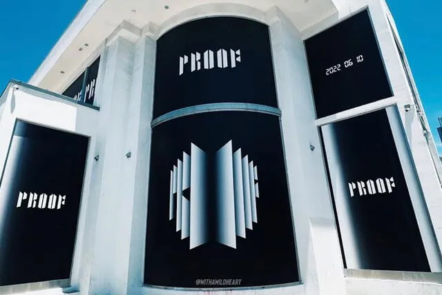 BTS Proof comeback pop up store Los Ángeles Nueva York fotos