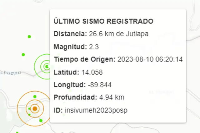 Sismo en Guatemala. Foto: Insivumeh