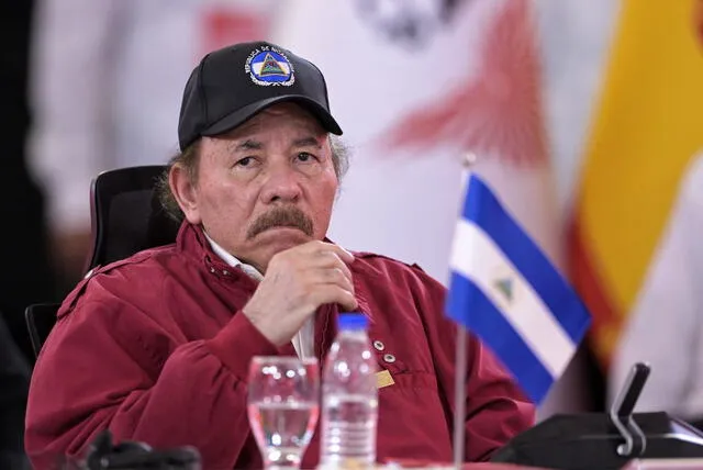 Ortega pidió la "desaparición" de Estados Unidos y criticó su apoyo a Israel. Foto: AFP.   