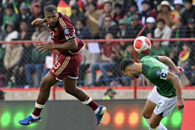 La Vinotinto se asfixió en El Alto. Foto: AFP   