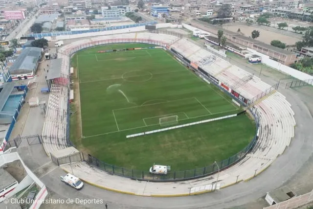 El estadio Iván Elías Moreno suele albergar partidos de primera división además de la Liga 2. Foto: Universitario   