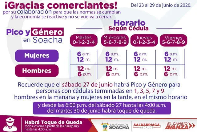 Pico y cédula se aplica en Soacha, así como pico y género. (Foto: Periodismo Público)