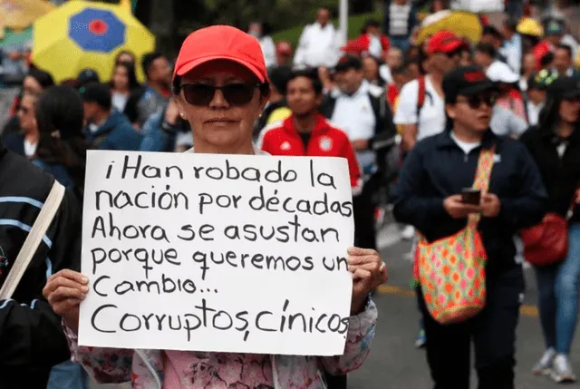  Manifestante en Colombia. Foto: EFE    