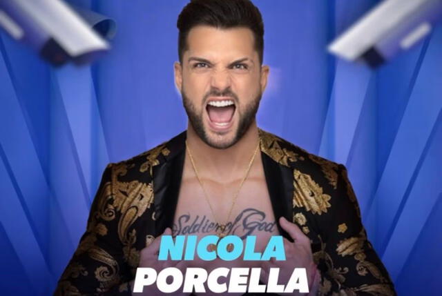 Nicola Porcella es uno de los finalistas de 'La casa de los famosos'. Foto: Televisa   