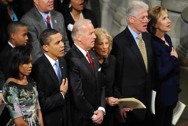  Obama y Clinton también estarán en la Convención Demócrata junto a Biden y Harris. Foto: KTLA<br>    