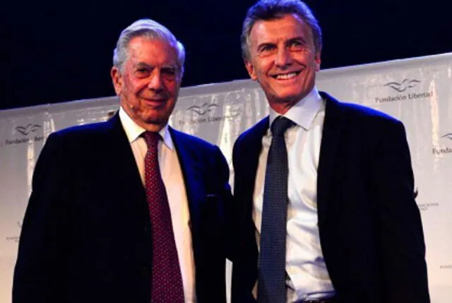 Vargas Llosa jamás he negado su predilección por el exmandatario conservador. Foto: difusión