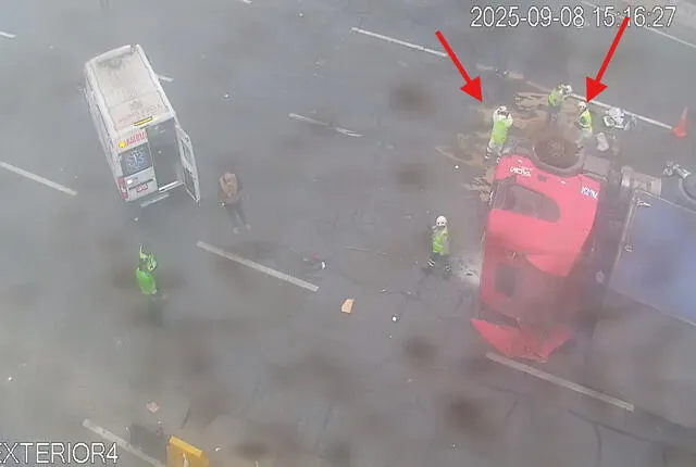 Labores de emergencia en la zona afectada. Foto: Lima Expresa   