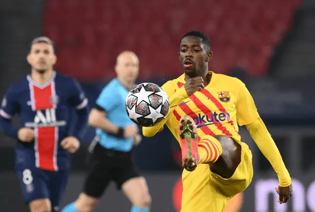 Dembélé culmina contrato y no renovaría. Foto: AFP