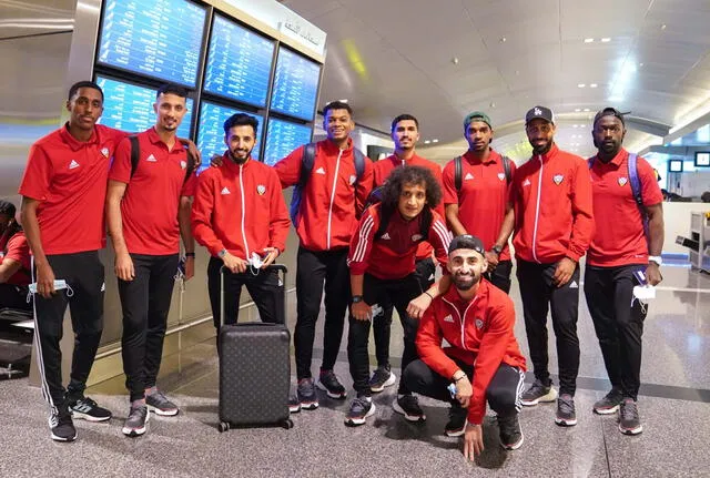 Concentración de Emiratos Árabes Unidos. Foto: UAE Football National Team