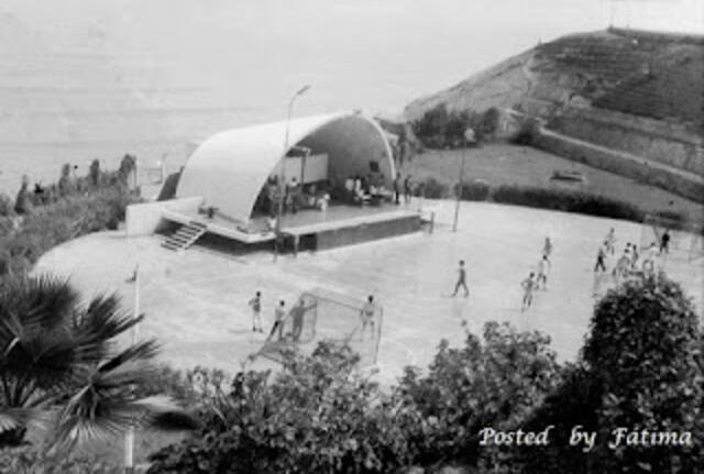 Larcomar antes de ser construido tenía un campo de fútbol. Foto: Fátima Rodríguez 