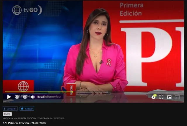  Video original de Verónica Linares. Foto: captura en web / América.   