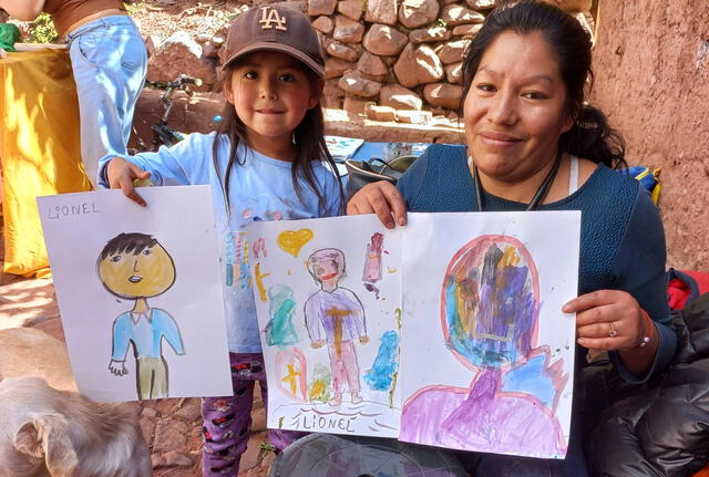  Durante el primer año brindaban talleres a los menores sobre el trabajo del arte y el juego, una constante durante la primera infancia. Foto: cortesía para LR   