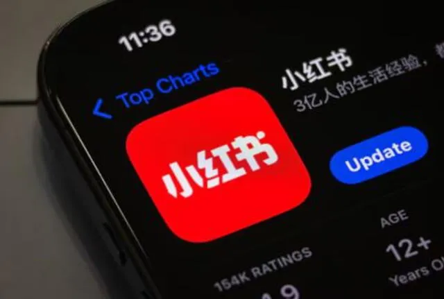  La aplicación Red Note surge como una alternativa a TikTok. Foto: Cheng Xin/Getty Images   