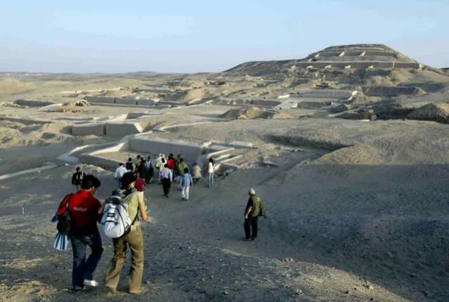  Zona arqueológica de Cahuachi, en Ica. Foto: Difusión   