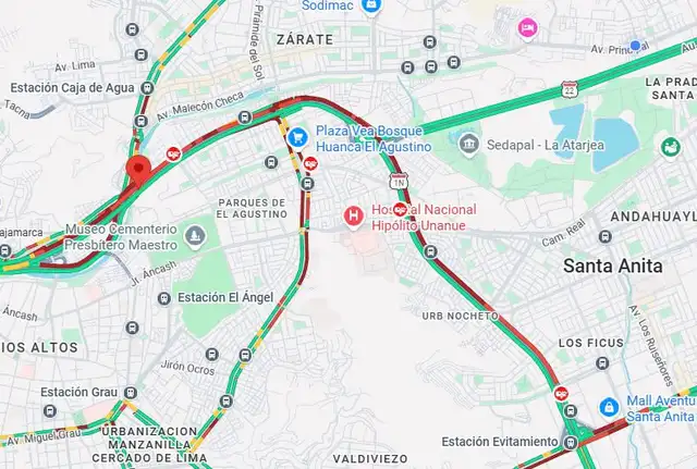 Congestión vehicular