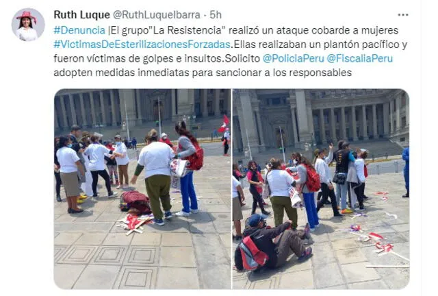 La congresista Ruth Luque se pronunció en sus redes sociales.