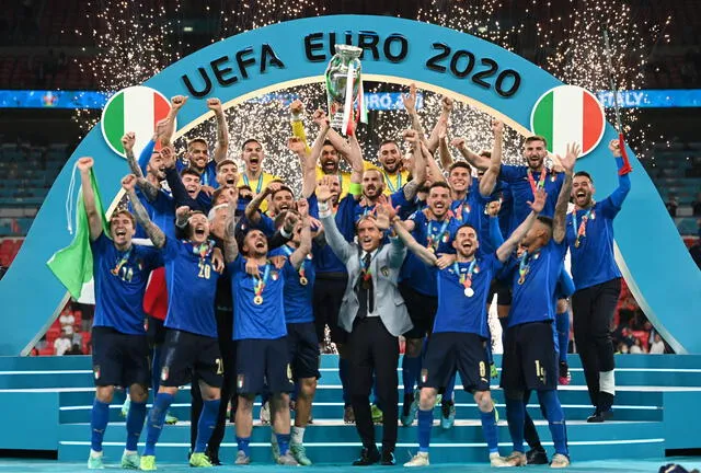 Italia conquistó la segunda Eurocopa de su historia. Foto: difusión