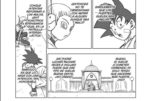Dragon Ball Super manga 63. Créditos: MangaPlus