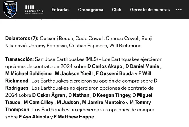Universitario | ¿Miguel Trauco llegará a la U? El lateral de la selección  peruana deja el San José Earthquakes de la MLS | Deportes | La República