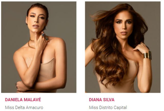 Favoritas para ganar el Miss Venezuela