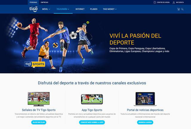 Tigo Sports transmitirá los partidos de las Eliminatorias. Foto: captura Tigo Sports