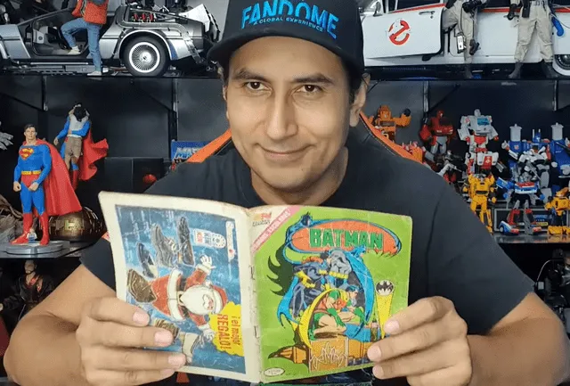Armando Machuca continúa hasta la actualidad leyendo y coleccionando comics. Foto: captura de Youtube/peruvian fanboy   