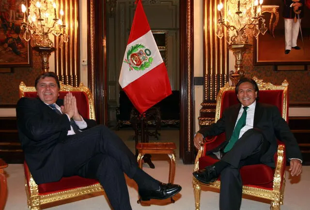 Alan García y Alejandro Toledo