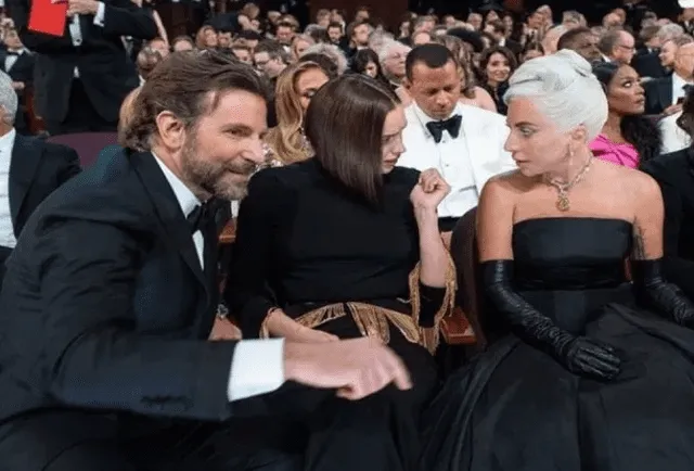 Lady Gaga, Bradley Cooper e Irina Shayk