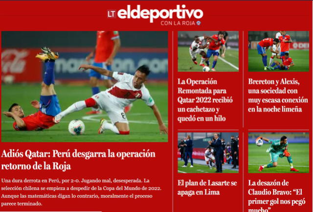 Diario eldeportivo. Foto: captura eldeportivo