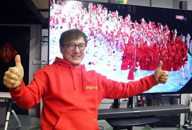  El popular actor compartió esta foto el último año. Foto: Instagram/@jackiechan   