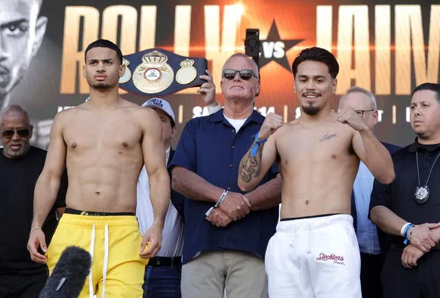 Rolly y Jaimes tienen pocas derrotas como profesionales. Foto: AFP   