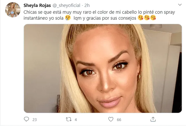 Sheyla Rojas se pronuncia en redes sociales