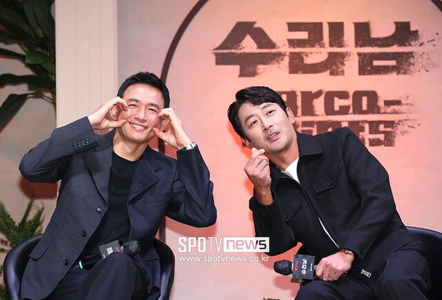 Hwang Jung Min y Ha Jung Woo. Foto: SPOTV News