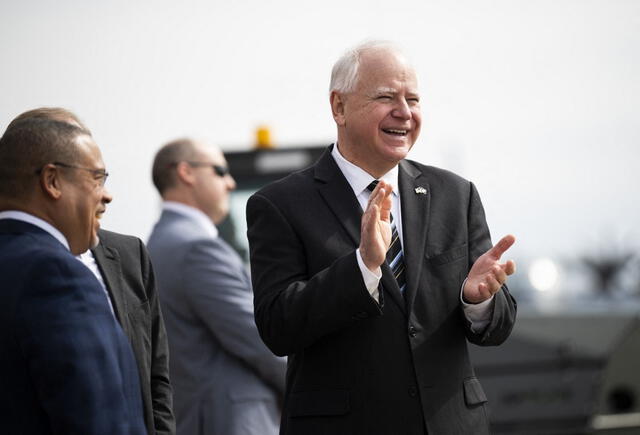  Timothy James Walz, conocido como Tim Walz, es el actual gobernador de Minnesota. Foto: AFP<br>    