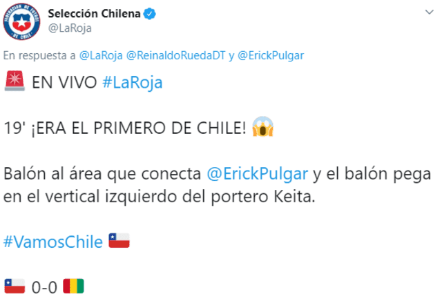 VER Chile vs. Guinea EN VIVO HOY