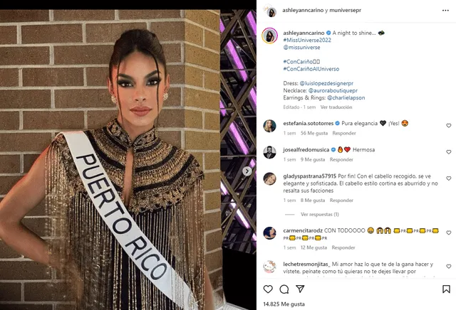 Ashley Cariño deslumbra con elegante vestido. Foto: Instagram