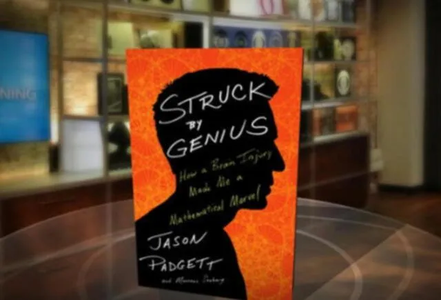  Libro de Jason Padgett "Struck by genius" ("Un golpe de genialidad"). Foto: CBS News<br>    