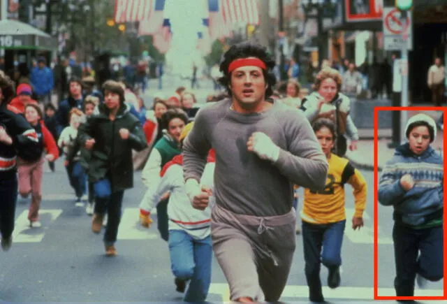 Frame original de la grabación de "Rocky II" (1979). Foto: captura en web   