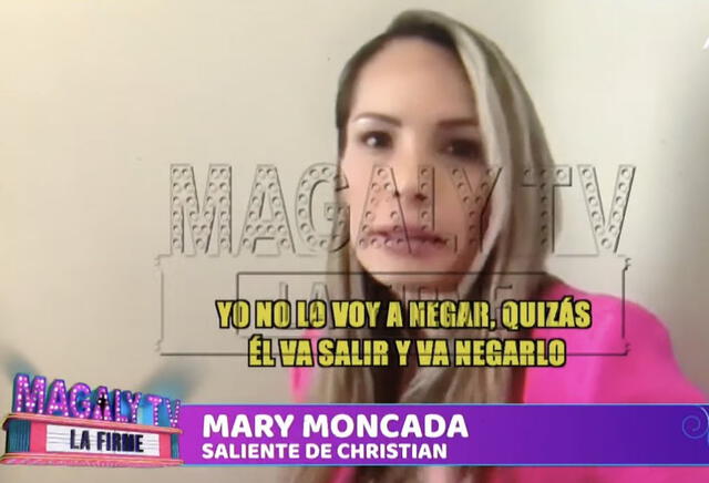  Mary Moncada habló en exclusiva con el programa de Magaly Medina. foto: Captura ATV<br>   