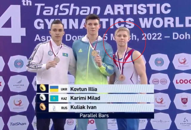 Kuliak Ivan se quedó con la medalla de bronce. Foto: @rwesthead.