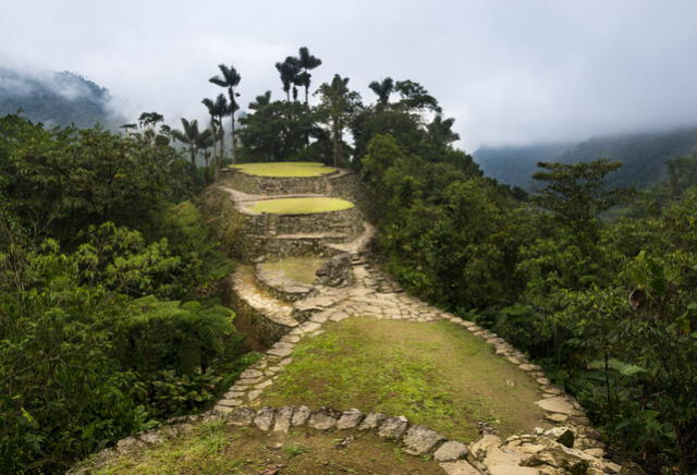 La Ciudad Perdida se ubica a una caminata de 44 kilómetros. Foto: Historia National Geographic    