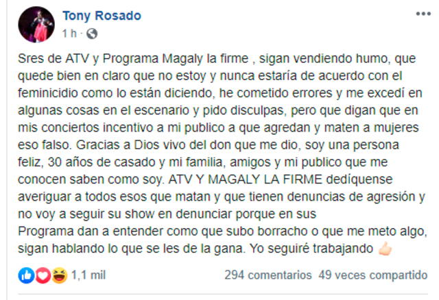 Tony facebook