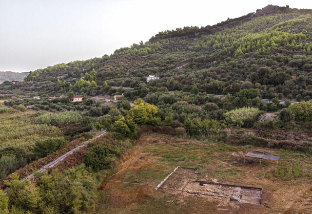  Excavación en el santuario de Poseidón en Kleidi, Samikon. Foto: Ministerio de Cultura de Grecia   