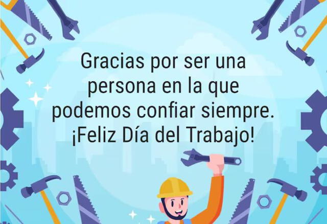 Envía las mejores imágenes por el Día del Trabajador. Foto: Pinterest   