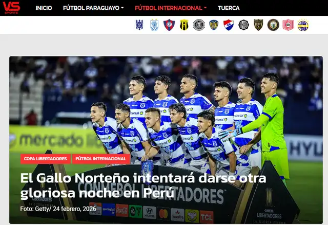 Titular del medio VS Sports. Foto: VS Sports   