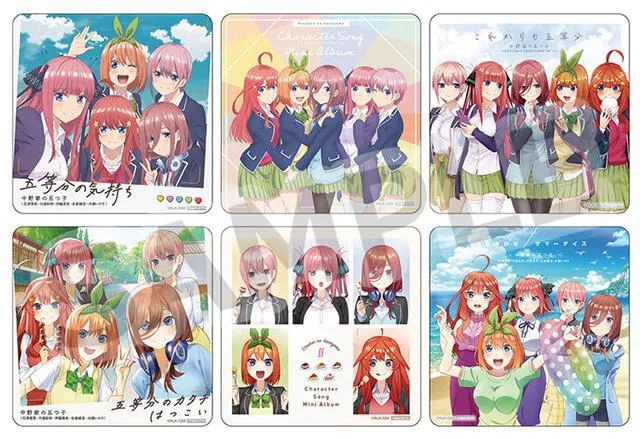 Gotoubun no Hanayome: comparten arte de las quintillizas disfrazadas de gatas