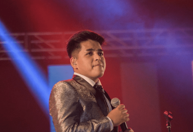 El cantante Edu Baluarte participó en La Voz Kids cuando tenía 12 años. Foto: Edu Baluarte/Instagram