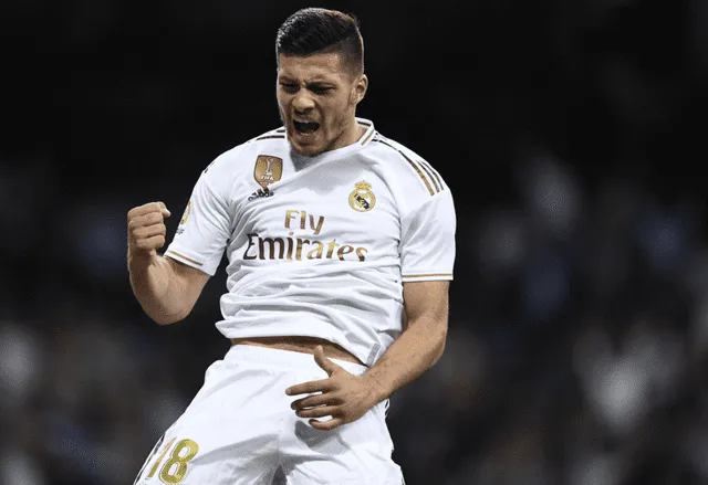 Jovic no tiene oportunidades en el Real Madrid. Foto: AFP